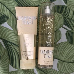 Bath and Body Champagne Toast Bundle
